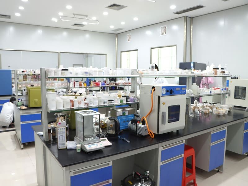 Cosmetics factory laboratory